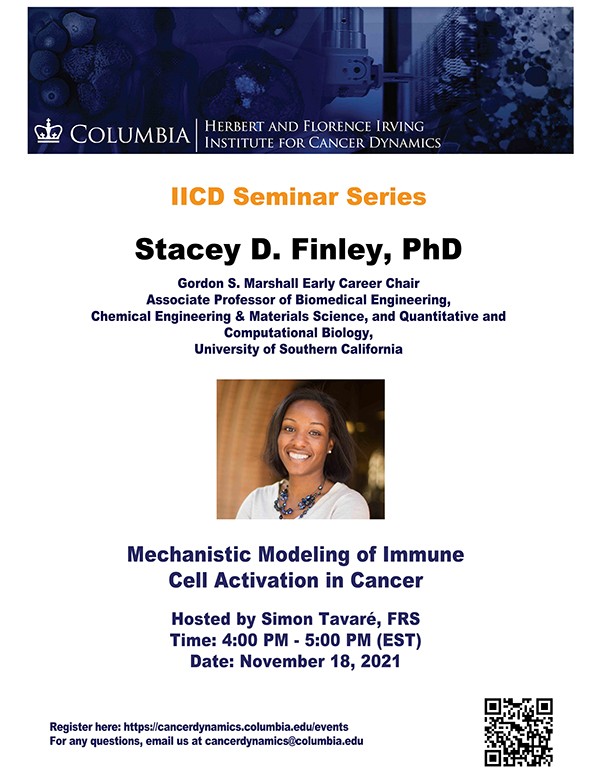 IICD Seminar Series: Stacey Finley, USC | Columbia University